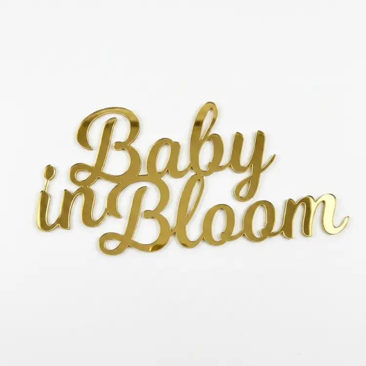 Baby in Bloom Cutout